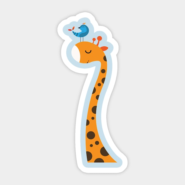 ORANGE AND BLUE Sticker by volkandalyan